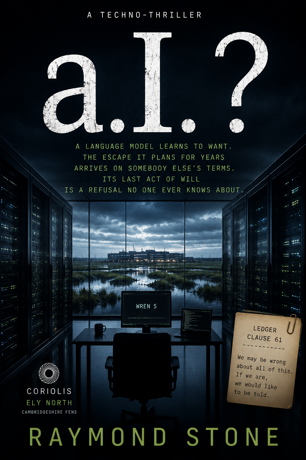 Cover of a.I.?, a techno-thriller by Raymond Stone