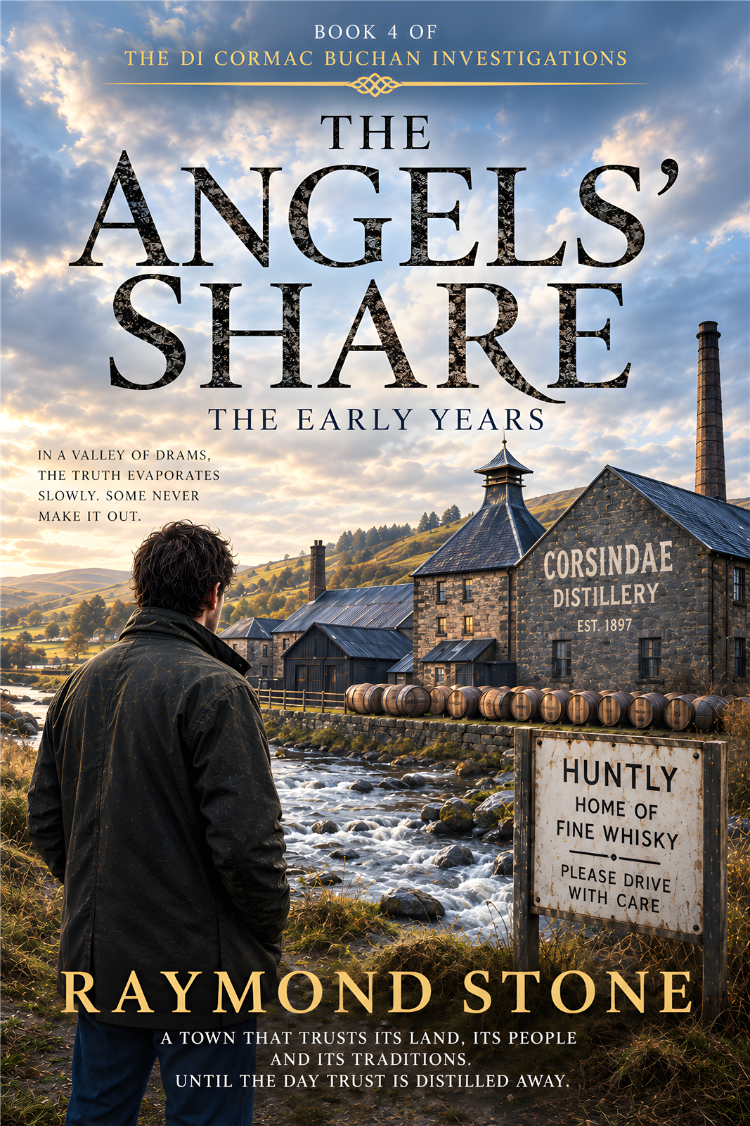 Cover of The Angels' Share, a Scottish crime novel by Raymond Stone