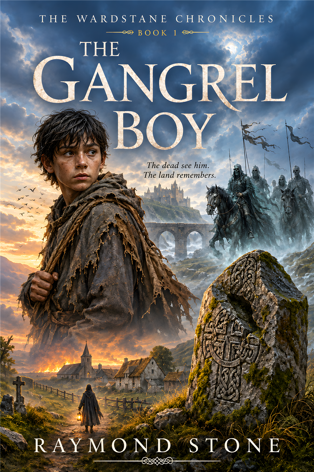 Cover of The Gangrel Boy, a Scottish historical fantasy novel by Raymond Stone