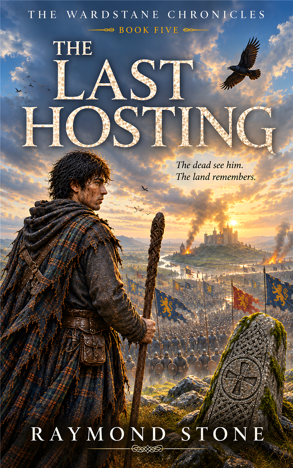 Cover of The Last Hosting, a Scottish historical fantasy novel by Raymond Stone