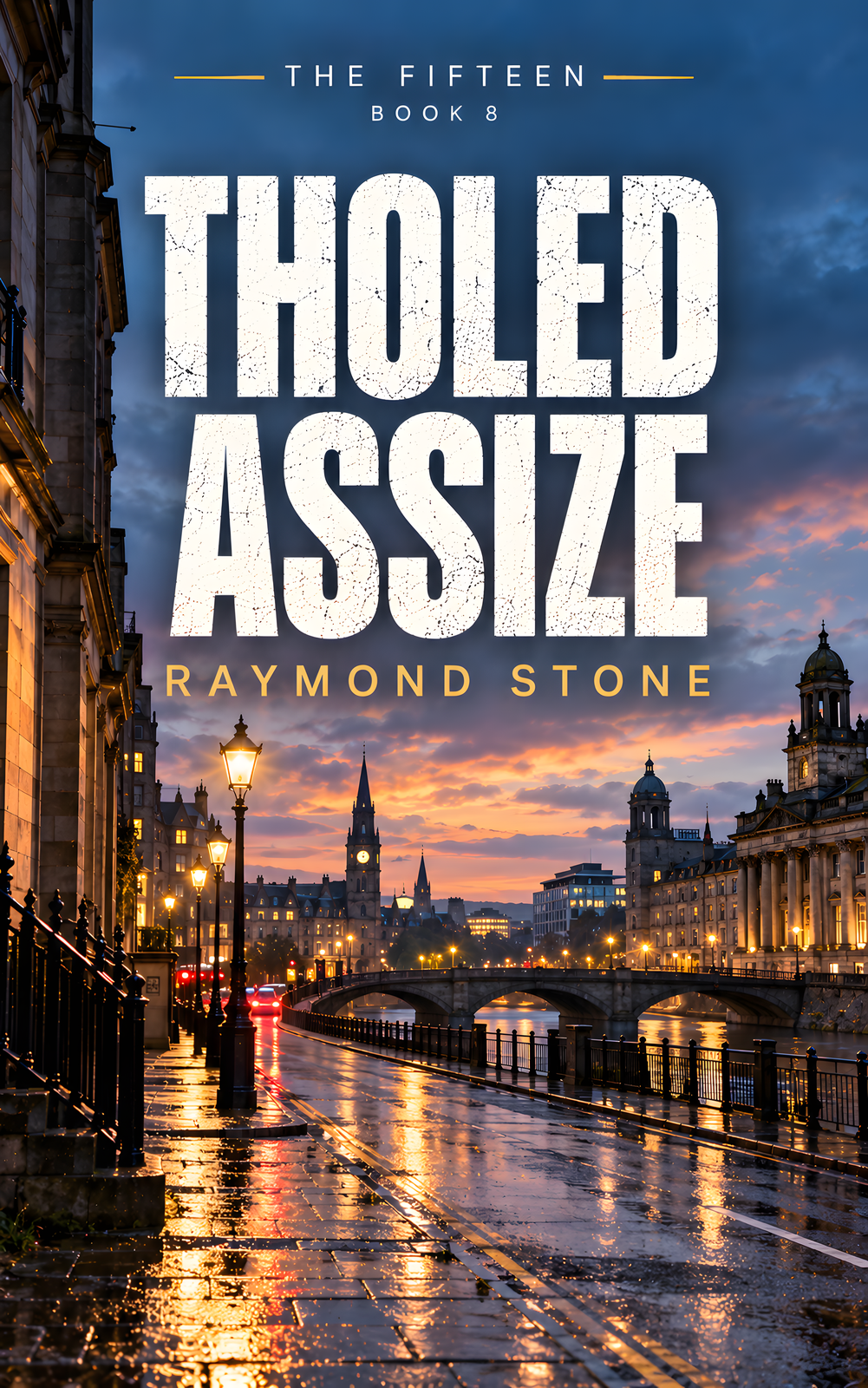 Cover of Tholed Assize, a Scottish crime novel by Raymond Stone